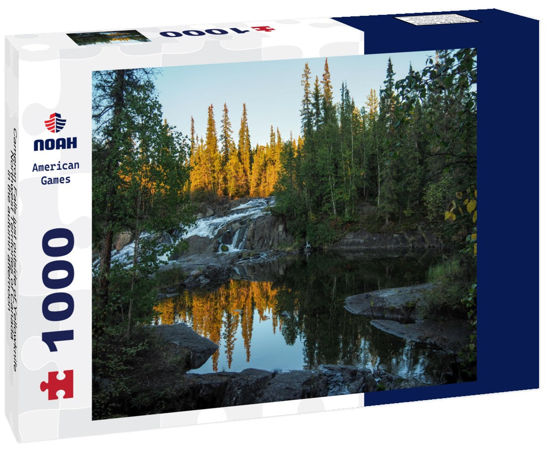 Noah Jigsaw Puzzle Cameron Falls just outside of Yellowknife, Northwest Territories of Canada in the autumn afternoon 1000 pieces