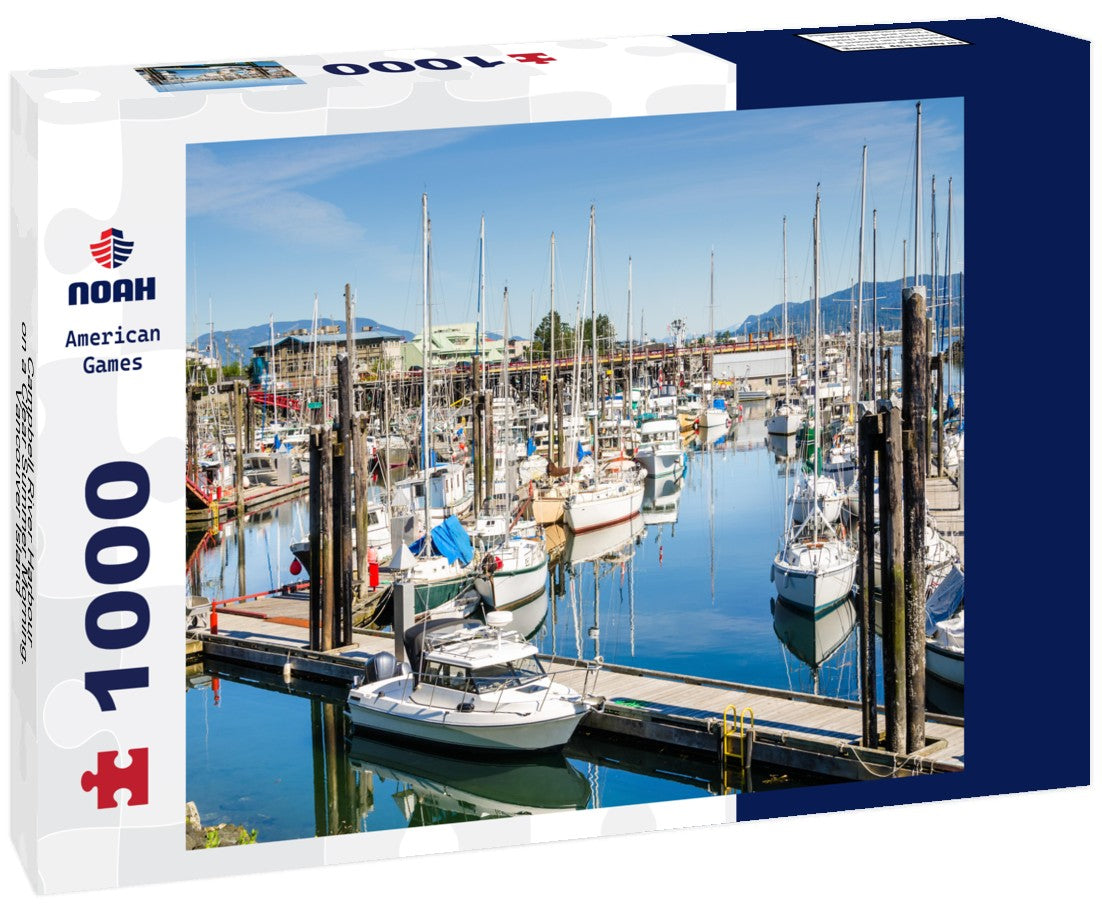 Noah Jigsaw Puzzle Campbell River Harbour on a Clear Summer Morning. Vancouver Island, BC, Canada 1000 pieces