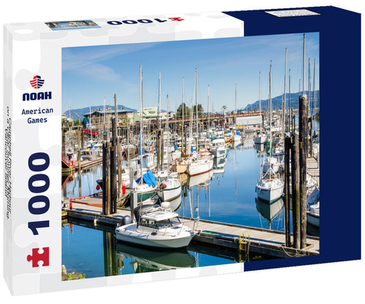 Noah Jigsaw Puzzle Campbell River Harbour on a Clear Summer Morning. Vancouver Island, BC, Canada 1000 pieces