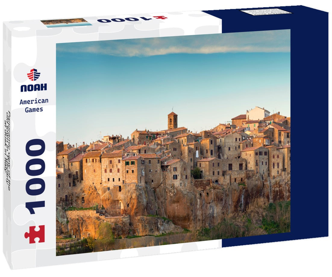 Noah Jigsaw Puzzle Panoramic view of the old town in Tuscany at dusk in Italy 1000 pieces