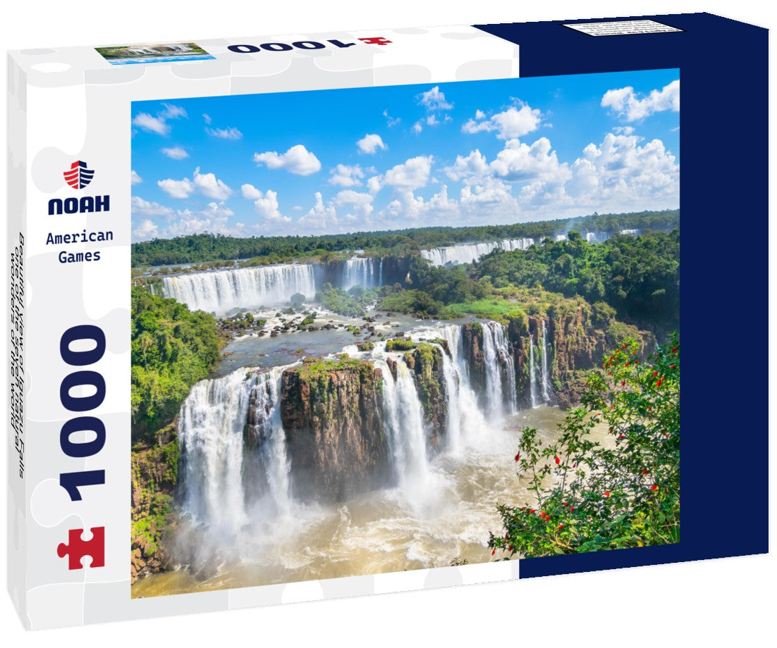 Noah Jigsaw Puzzle Beautiful view of Iguazu Falls, one of the seven natural wonders of the world - Foz do Iguaçu, Brazil 1000 pieces