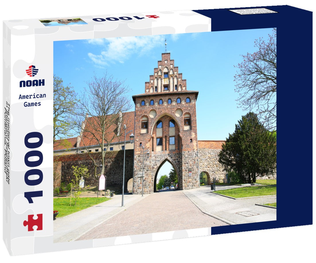 Noah Jigsaw Puzzle The medieval town gate in Stargard Szczecinski, Pomerania, Poland 1000 pieces