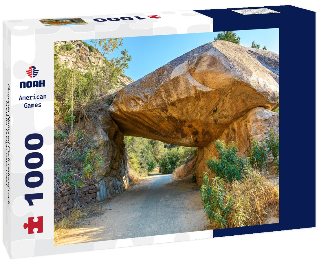 Noah Jigsaw Puzzle Sequoia National Park natural rock boulder bridge over road 1000 pieces