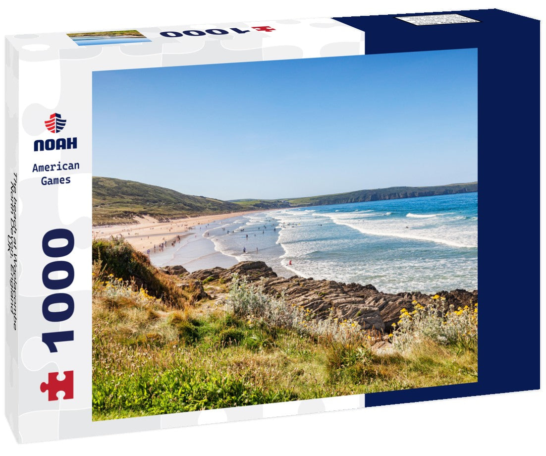 Noah Jigsaw Puzzle The beach at Woolacombe, North Devon, England, UK 1000 pieces