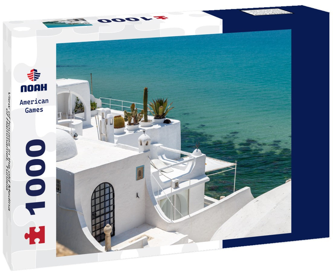 Noah Jigsaw Puzzle View of houses in the old Medina of Hammamet, Tunisia 1000 pieces