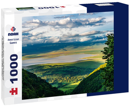 Noah Jigsaw Puzzle Looking down onto the floor of the Ngorongoro Crater from the southern edge of the crater 1000 pieces