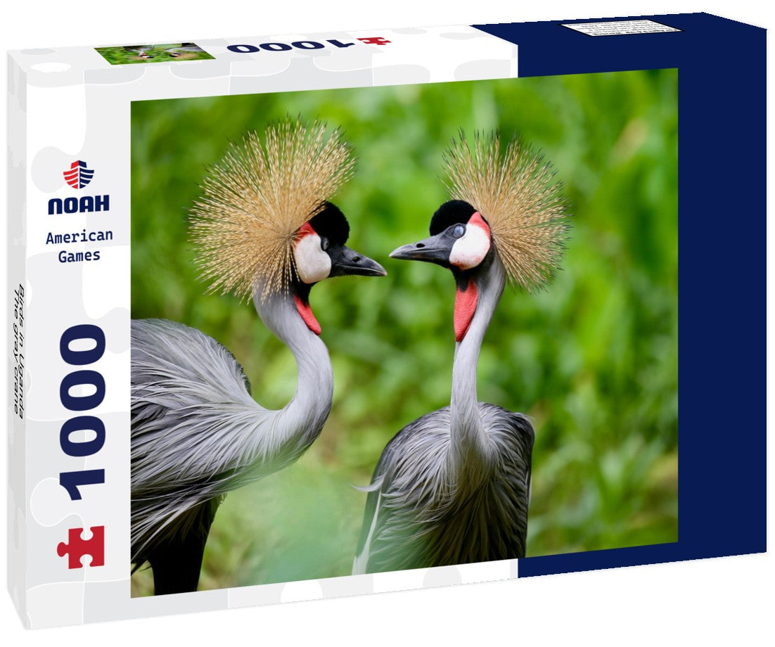 Noah Jigsaw Puzzle Birds in Uganda - The gray crane 1000 pieces