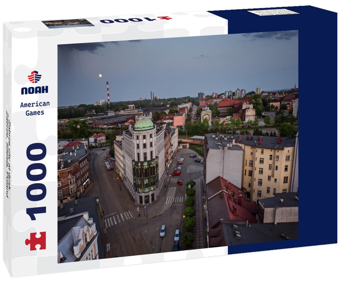 Noah Jigsaw Puzzle Zabrze city at dusk. Zabrze, Silesia, Poland 1000 pieces