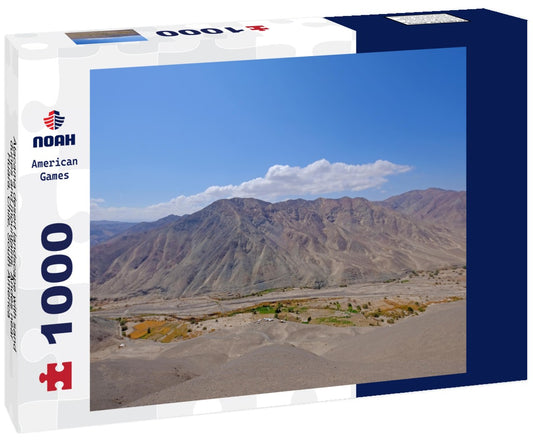 Noah Jigsaw Puzzle Atacama desert landscape with sand, dunes and mountains, Andes near Huara, Chile, South America 1000 pieces