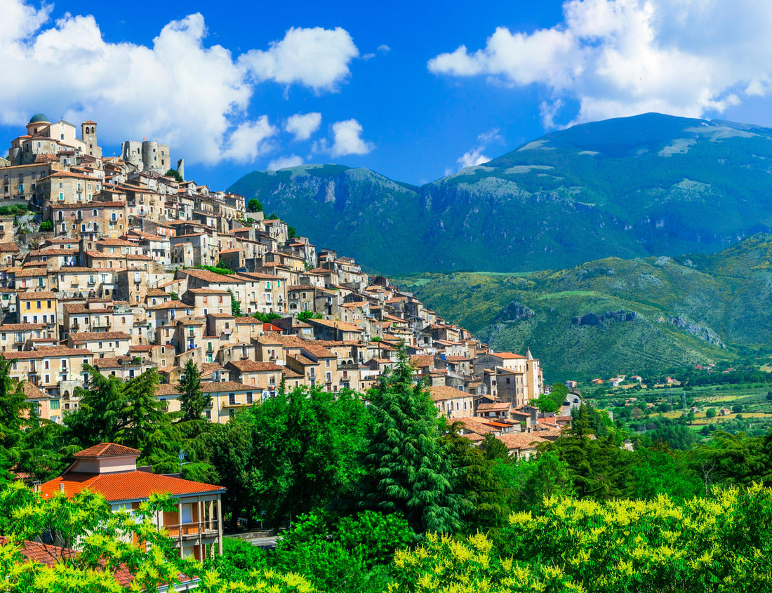 Noah Jigsaw Puzzle Morano Calabro - one of the most beautiful medieval villages in Italy. Calabria 1000 pieces