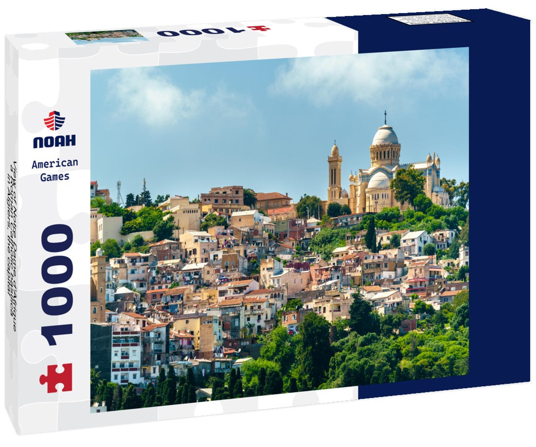 Noah Jigsaw Puzzle View of Notre Dame d'Afrique, a Roman Catholic basilica in Algiers, the capital of Algeria 1000 pieces
