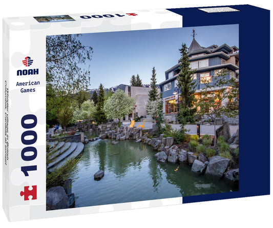 Noah Jigsaw Puzzle Whistler village in British Columbia, Canada at sunset 1000 pieces