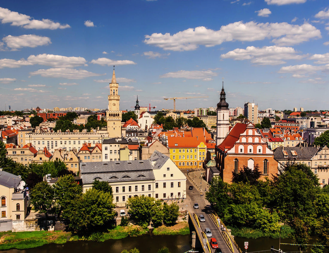 Noah Jigsaw Puzzle High angle view of old town in Opole, Poland, from the Piast Tower 1000 pieces