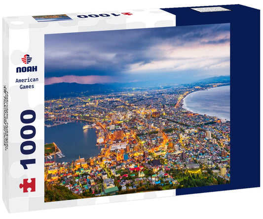 Noah Jigsaw Puzzle Hakodate, Hokkaido, Japan city skyline from Mt. Hakodate at dusk 1000 pieces