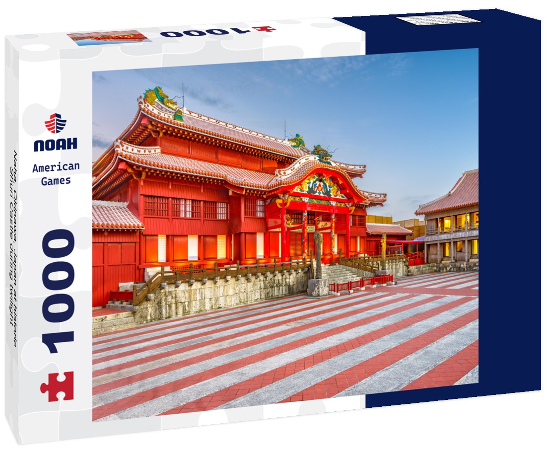 Noah Jigsaw Puzzle Naha, Okinawa, Japan at historic Shuri Castle during twilight 1000 pieces