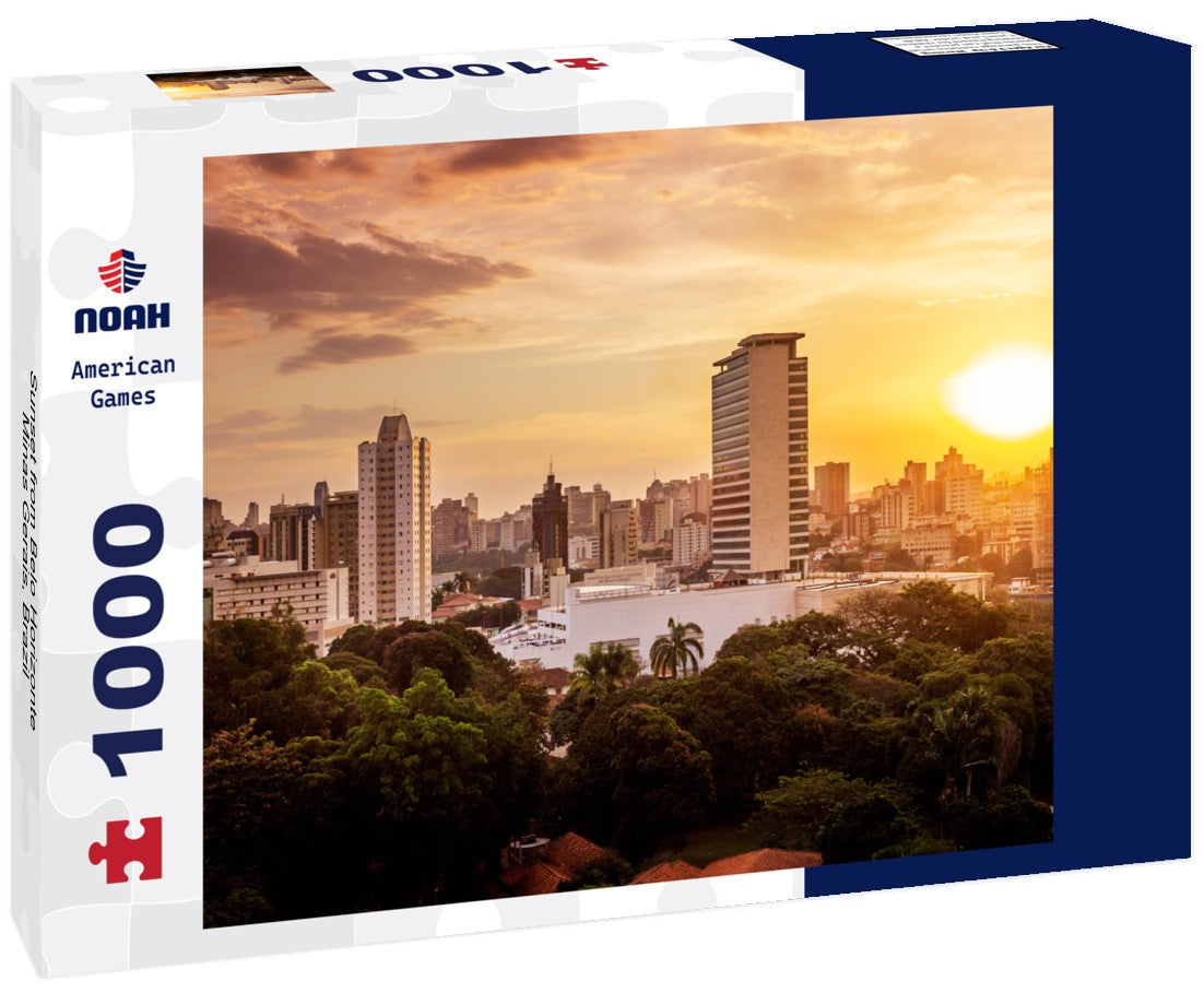 Noah Jigsaw Puzzle Sunset from Belo Horizonte, Minas Gerais, Brazil 1000 pieces