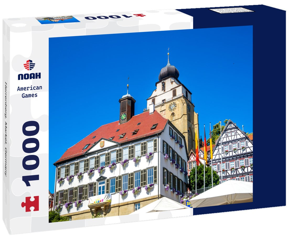 Noah Jigsaw Puzzle Herrenberg, Market, Germany 1000 pieces