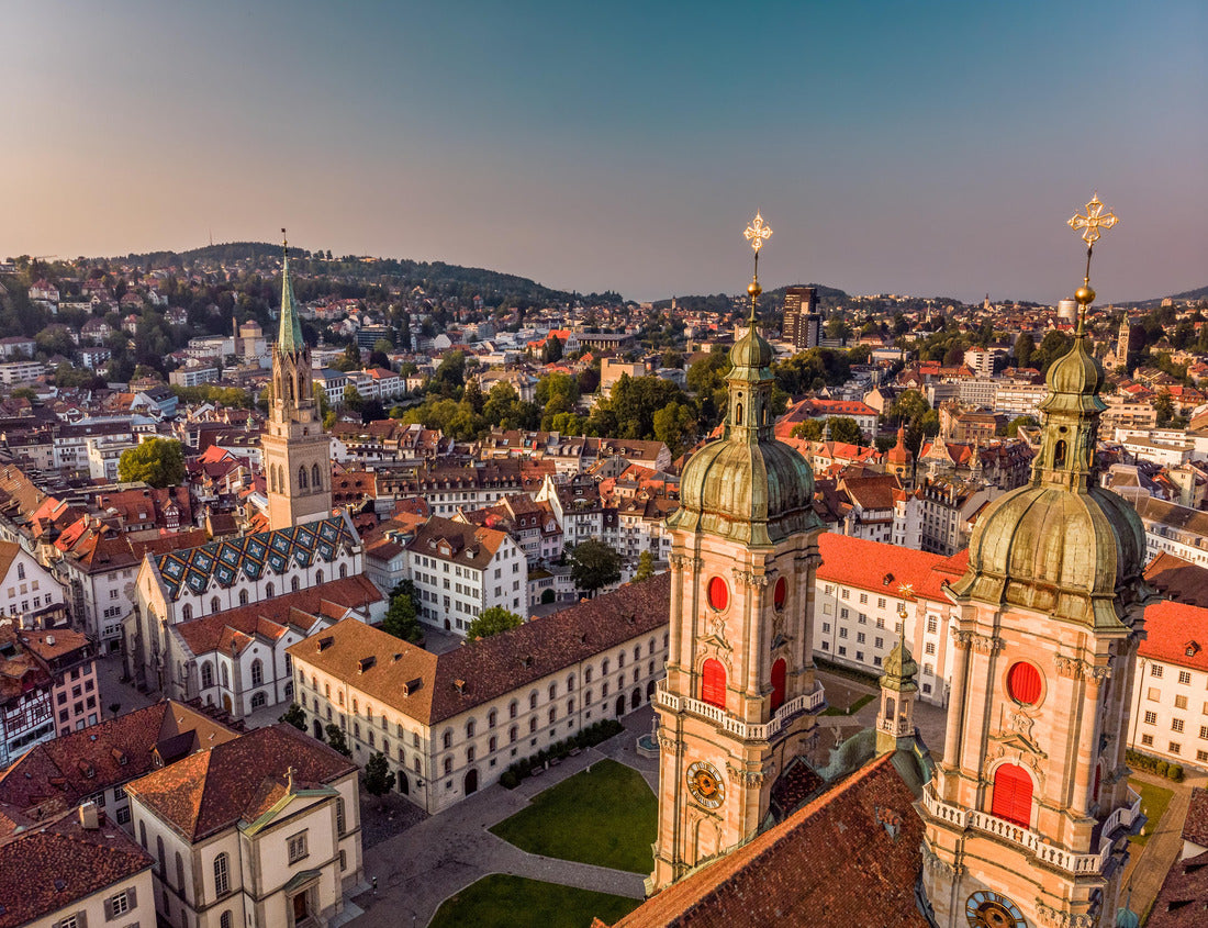 Noah Jigsaw Puzzle Beautiful view of St. Gallen city skyline, Abbey Cathedral of Saint Gall in Switzerland 1000 pieces