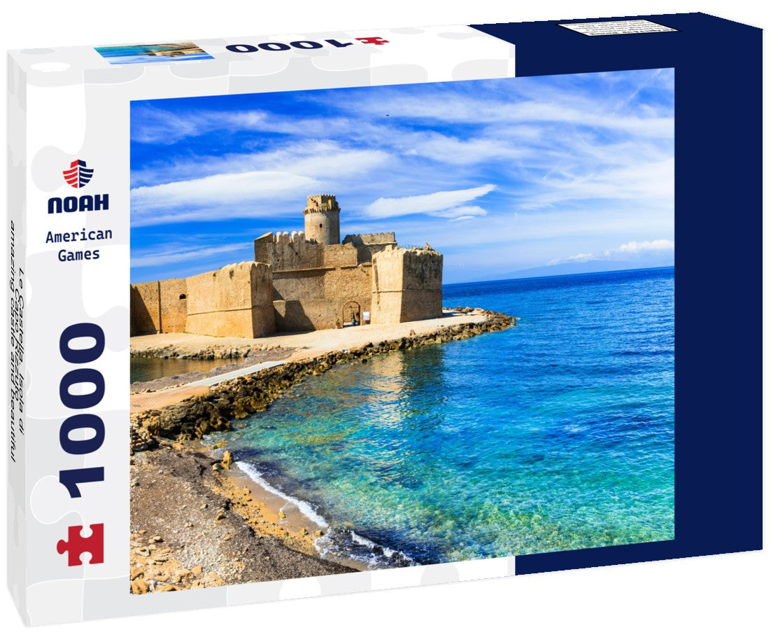 Noah Jigsaw Puzzle Le Castella. Isola di Capo Rizzuto - amazing castle and beautiful sea. Calabria, Italy 1000 pieces