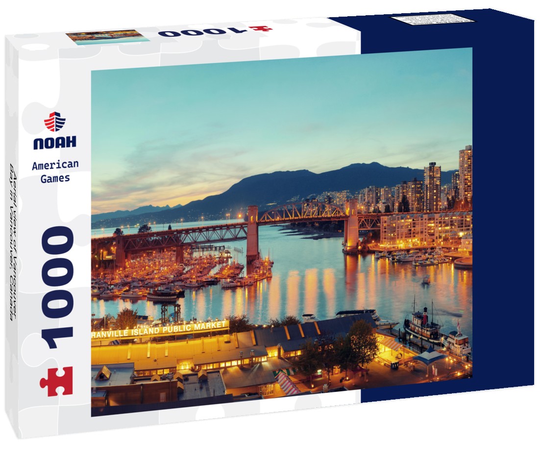 Noah Jigsaw Puzzle Aerial view of Vancouver Bay in Vancouver, Canada 1000 pieces