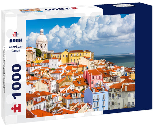 Noah Jigsaw Puzzle Lisbon, Portugal city skyline over the Alfama district 1000 pieces