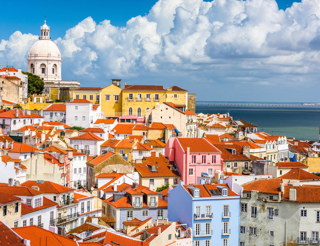 Noah Jigsaw Puzzle Lisbon, Portugal city skyline over the Alfama district 1000 pieces