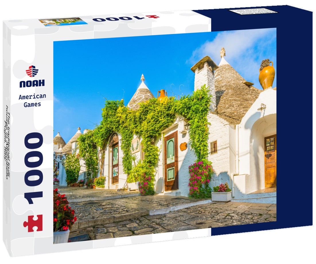 Noah Jigsaw Puzzle The traditional trulli houses in Alberobello, Puglia, Italy 1000 pieces