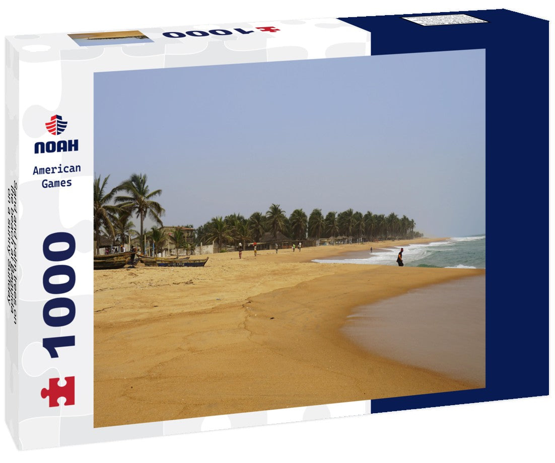 Noah Jigsaw Puzzle Sand and palm trees on the beach at Baguida, on a sunny Sunday 1000 pieces