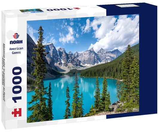 Noah Jigsaw Puzzle Moraine Lake in summer in Banff National Park, Canadian Rockies, Alberta, Canada 1000 pieces