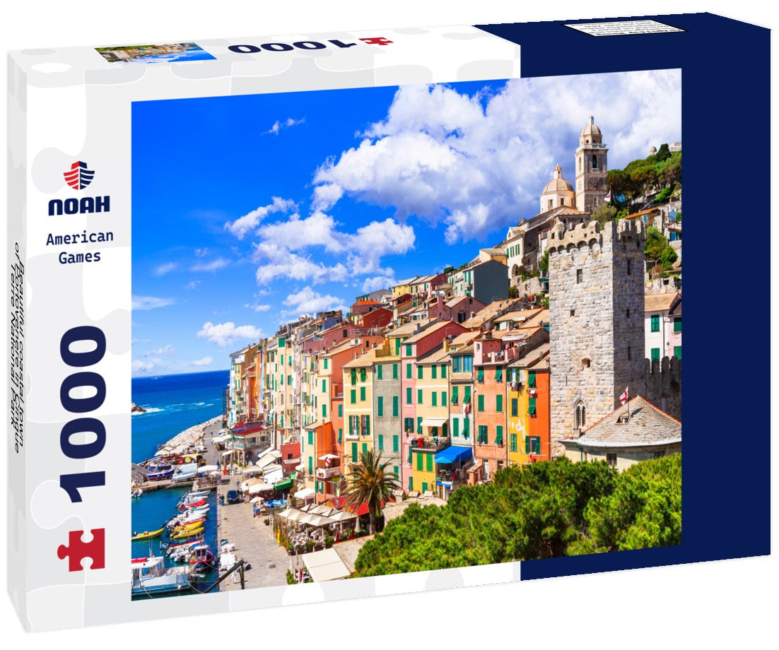 Noah Jigsaw Puzzle Beautiful coastal town of Portovenere in Cinque Terre National Park, Liguria, Italy 1000 pieces