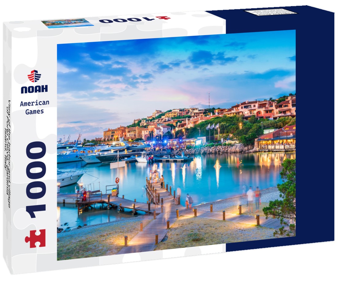 Noah Jigsaw Puzzle View of the harbor and village of Porto Cervo, Sardinia Island, Italy 1000 pieces