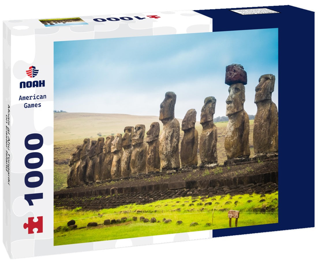 Noah Jigsaw Puzzle Moais at Ahu Tongariki on Easter Island 1000 pieces