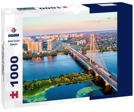 Noah Jigsaw Puzzle The Southern Bridge across the Dnieper in Kiev, the capital of Ukraine 1000 pieces