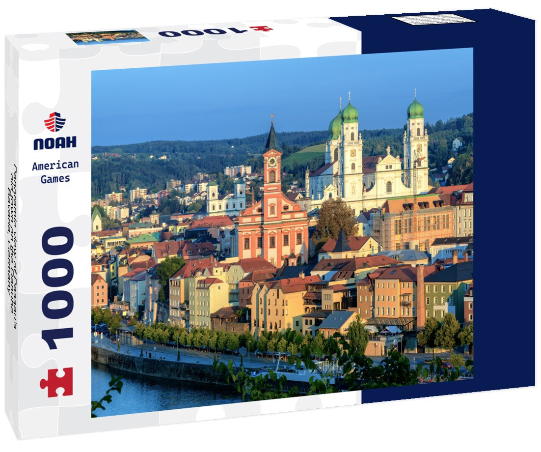 Noah Jigsaw Puzzle Panoramic view of Passau's old town on the Danube, Bavaria, Germany 1000 pieces