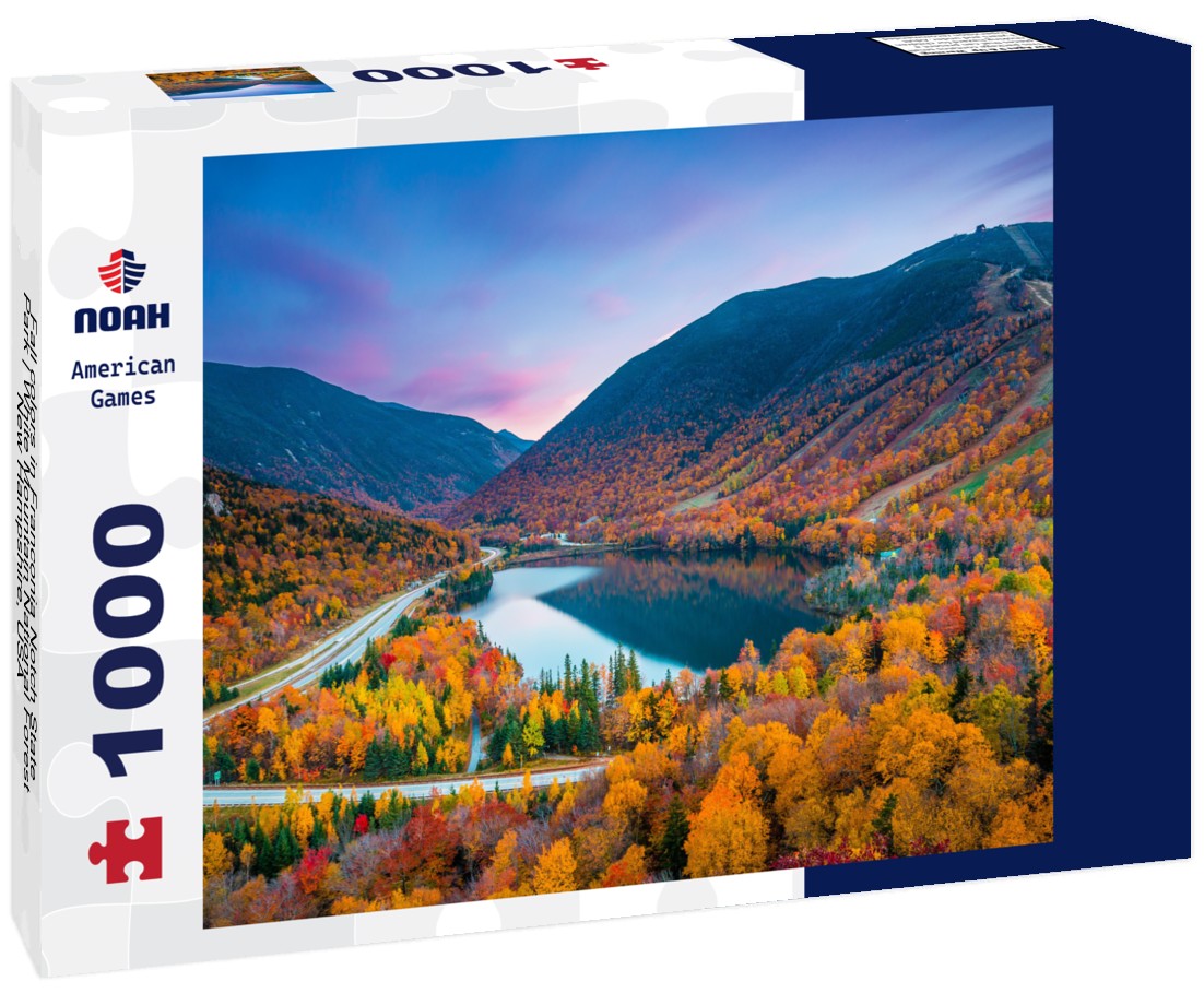 Noah Jigsaw Puzzle Fall colors in Franconia Notch State Park | White Mountain National Forest, New Hampshire, USA 1000 pieces