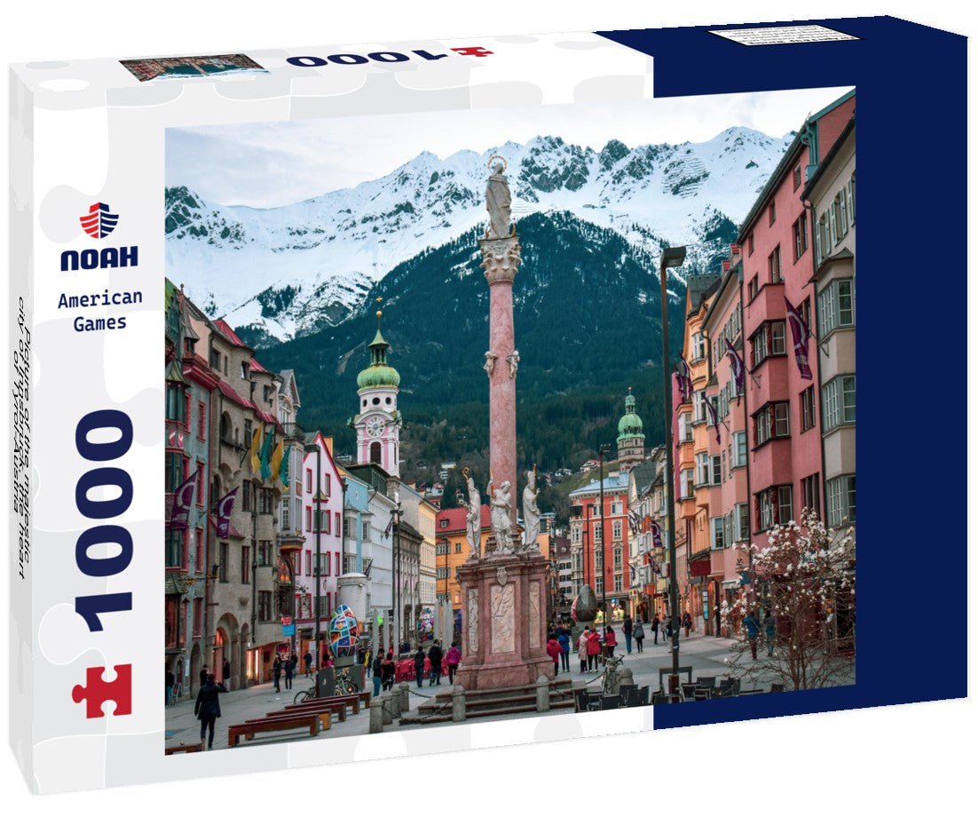 Noah Jigsaw Puzzle Picture of the majestic city of Innsbruck, the heart of Tyrol-Austria 1000 pieces