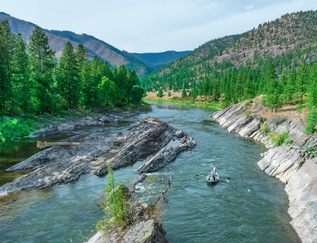 Noah Jigsaw Puzzle Best Fly fishing experience down the Montana in Alberton river gorge 1000 pieces