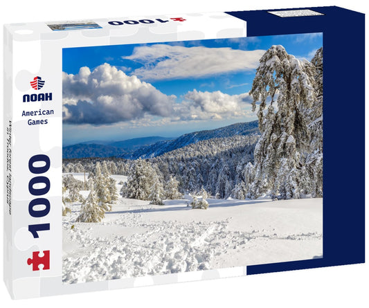 Noah Jigsaw Puzzle Winter forest landscape in Troodos, Cyprus 1000 pieces