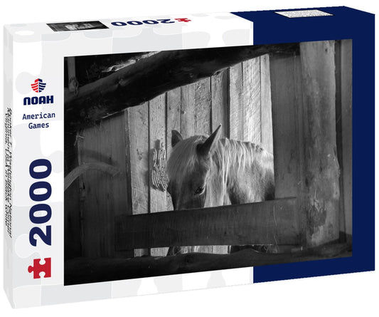 Noah Jigsaw Puzzle Booker T. Washington National Monument in Westlake Corner, Virginia, USA in black white 2000 pieces