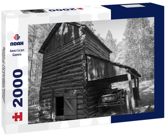 Noah Jigsaw Puzzle Booker T. Washington National Monument in Westlake Corner, Virginia, USA in black white 2000 pieces