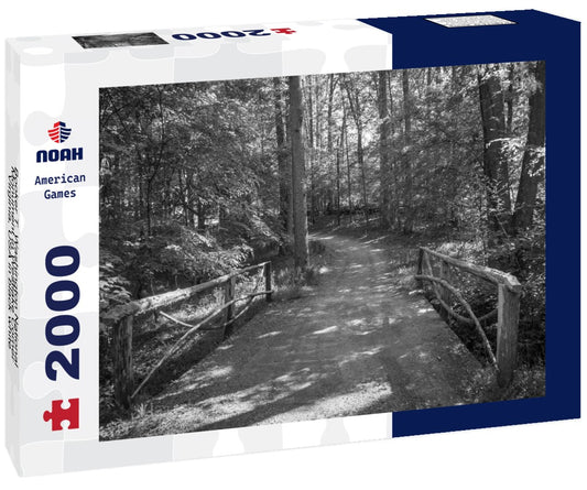 Noah Jigsaw Puzzle Booker T. Washington National Monument in Westlake Corner, Virginia, USA in black white 2000 pieces