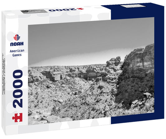 Noah Jigsaw Puzzle Outback Landscape, Northern Territory, Australia in black white 2000 pieces