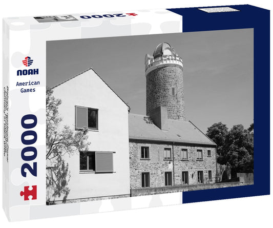 Noah Jigsaw Puzzle Bishop's residence Ziesar Castle, Brandenburg - Germany in black white 2000 pieces