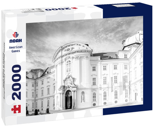 Noah Jigsaw Puzzle Abbey Neuburg in Klosterneuburg, Austria in black white 2000 pieces