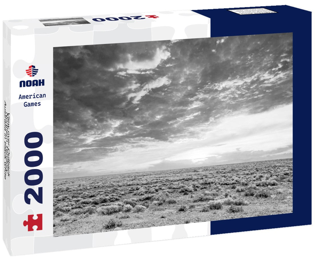 Noah Jigsaw Puzzle View over Outback, Northern Territory, Australia in black white 2000 pieces