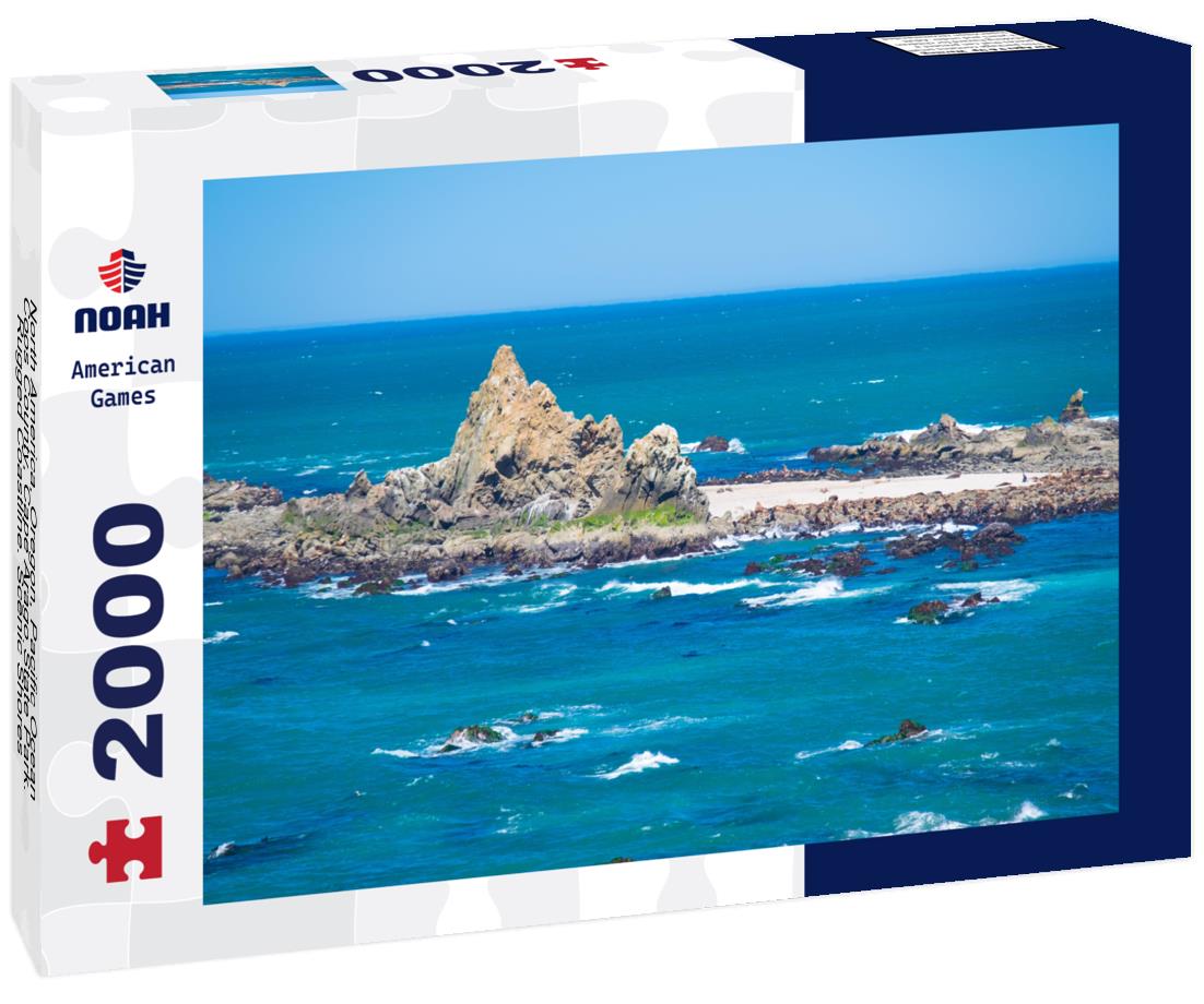 Noah Jigsaw Puzzle North America, Oregon, Pacific Ocean, Coos County, Cape Arago State Park. Rugged Coastline. Scenic Shores 2000 pieces