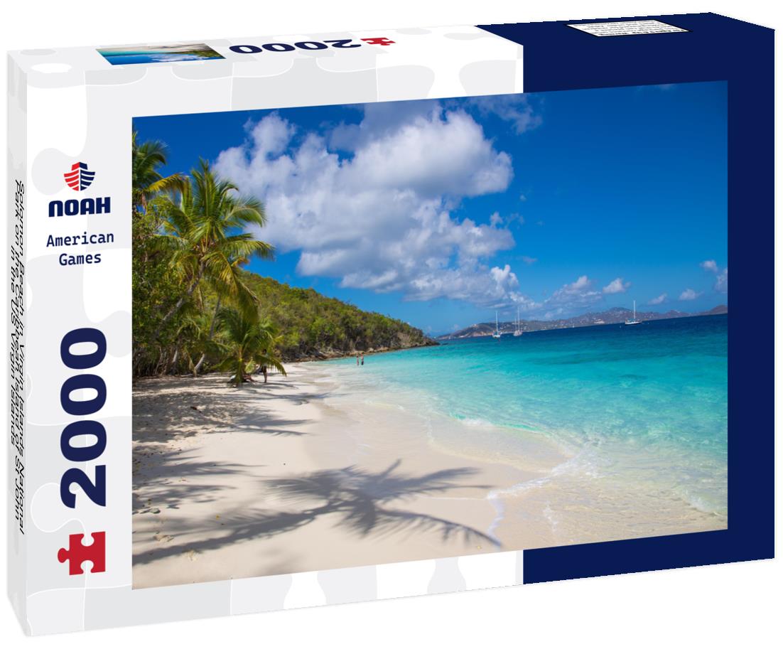 Noah Jigsaw Puzzle Solomon Beach in Virgin Islands National Park on the Caribbean Island of St John in the US Virgin Islands 2000 pieces