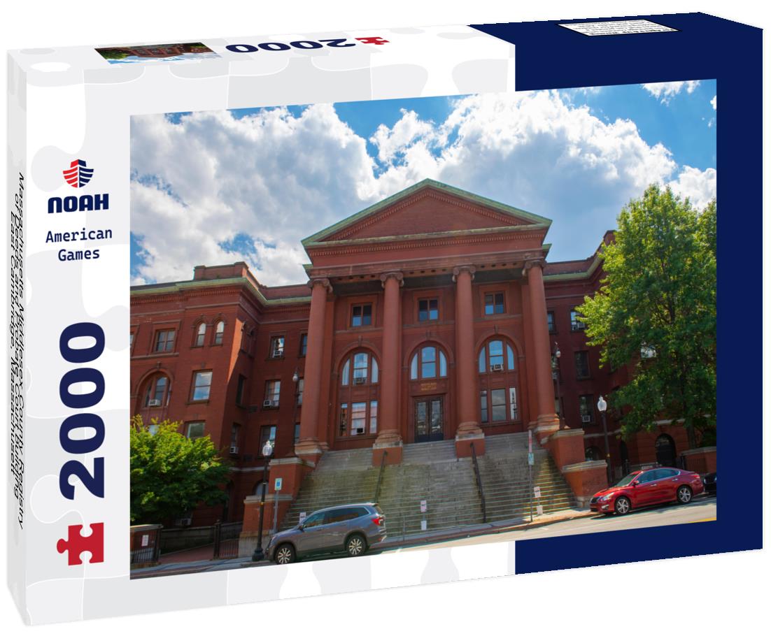 Noah Jigsaw Puzzle Massachusetts Middlesex County Registry of Deeds and Probate Court building, East Cambridge, Massachusett 2000 pieces