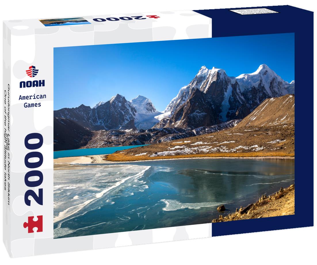 Noah Jigsaw Puzzle Gurudongmar Lake in North Sikkim India - One of the high altitude lakes in the world located at 17800 ft 2000 pieces