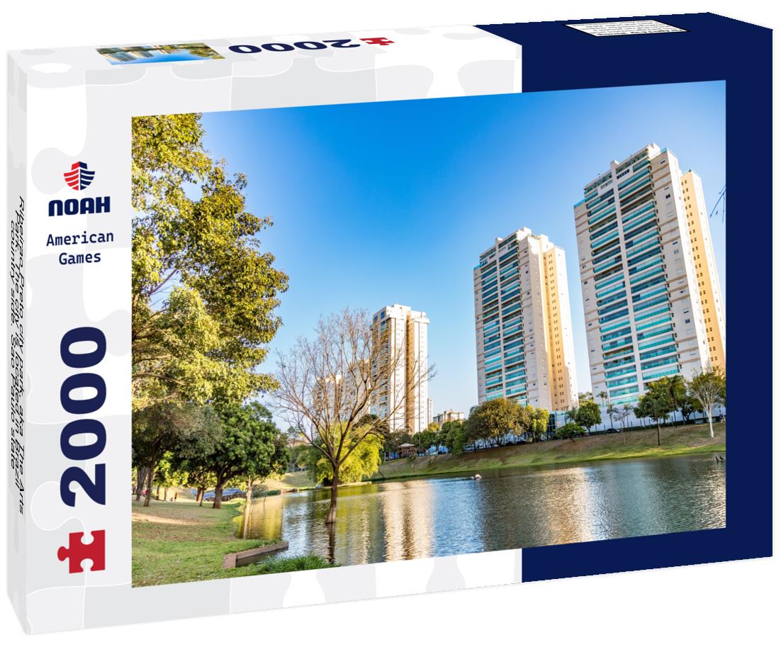 Noah Jigsaw Puzzle Ribeirao Preto city park, aka The Arts Park. The city is located in Brazil country side. Sao Paulo state 2000 pieces